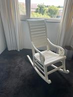 Schommelstoel, Huis en Inrichting, Stoelen, Ophalen of Verzenden, Zo goed als nieuw, Wit, Eén