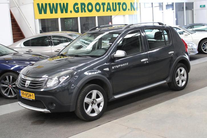 Dacia Sandero 1.6 Stepway LPG NAP, Airco, Trekhaak, Stuurbek, Auto's, Dacia, Bedrijf, Te koop, Sandero Stepway, ABS, Airbags, Airconditioning