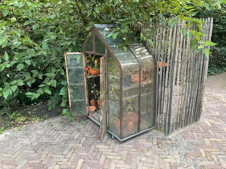 Qtiq kasje vervaardigd uit oude Italiaanse/Franse kassen, Antiek en Kunst, Curiosa en Brocante, Ophalen