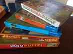 Puzzels 4 stuks met paarden, Ophalen, 500 t/m 1500 stukjes, Zo goed als nieuw