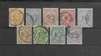 Nederland 1891, NVPH 34 t/m 42, Gestempeld., Postzegels en Munten, Postzegels | Nederland, Verzenden, T/m 1940, Gestempeld