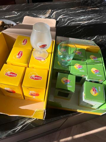 Lipton Ice Tea glazen set nieuw (6 stuks origineel) beschikbaar voor biedingen