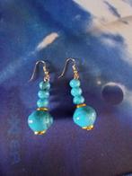 Turquoise Oorbellen, ~Size: ca 3,5 cm, Overige materialen, Hangers, Nieuw, Verzenden