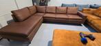 Bepurehome hoekbank camel/ cognac nubuck / ecoleer, Ophalen, Zo goed als nieuw