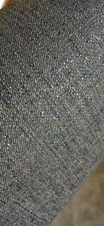 Behang linnenlook bruingrijs met subtiele glans, Ophalen of Verzenden, Nieuw, Bruin, Minder dan 100 cm