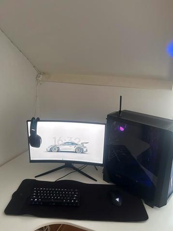 Gaming pc / setup. Rtx4060ti beschikbaar voor biedingen