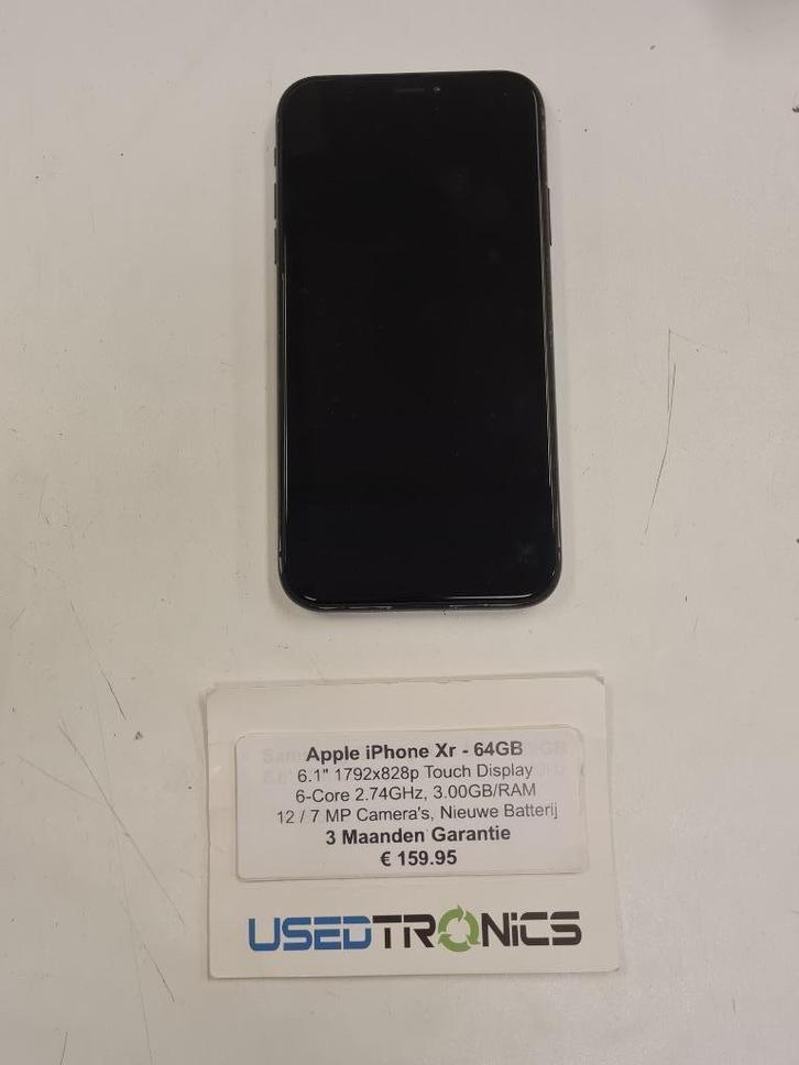 Apple iPhone Xr - 64GB, Telecommunicatie, Mobiele telefoons | Apple iPhone, Gebruikt, 64 GB, Zonder abonnement, Zonder simlock