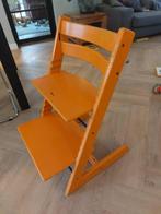 Stokke Tripp Trapp stoel oranje, Kinderen en Baby's, Kinderstoelen, Ophalen, Gebruikt, Meegroeistoel