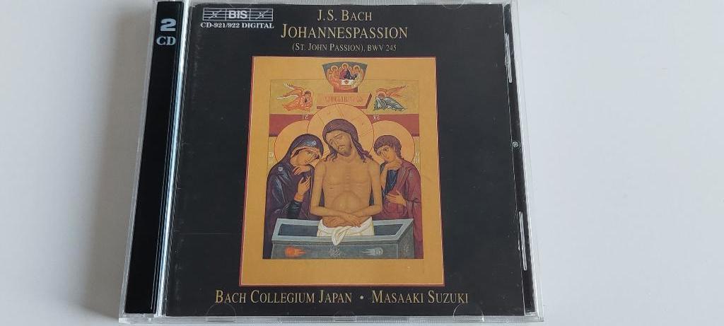 J.S. Bach - Johannes Passion - Suzuki - !! 2x SACD Hybrid !!, Met libretto, Ophalen of Verzenden, Zo goed als nieuw, Barok