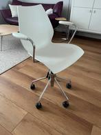 Kartell maui bureaustoel met armleuning., Huis en Inrichting, Ophalen, Gebruikt, Wit, Bureaustoel