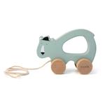 Houten trekfiguur Mr. Polar Bear ijsbeer en andere varianten, Kraamcadeau, Thimble Toys, Info@hopsa.nl, Nieuw