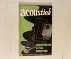 Acoustiek Luidsprekers en hun omgeving - De Muiderkring 1954, Elektrotechniek, Ophalen of Verzenden, Victor J. Snel, Gelezen