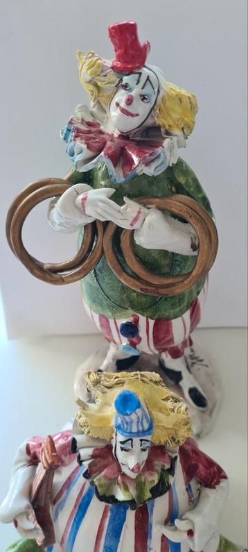 Hand gemaakt twee clowns  beschikbaar voor biedingen
