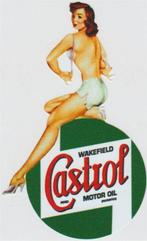 Castrol Pin Up Girl sticker #10, Motoren, Ophalen of Verzenden