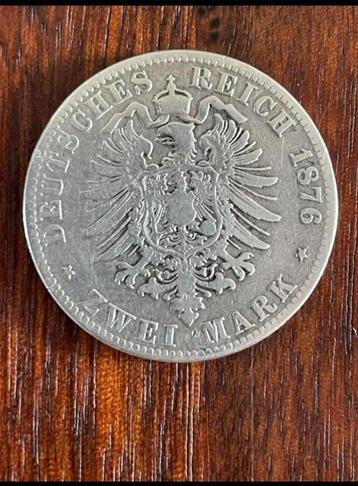 Zilver Zeldzame Duitse munt 1800