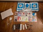 Nintendo Wii met veel spellen (bv MarioKart) en accessoires, Ophalen, Gebruikt, Met 2 controllers, Met games