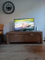 Eikenhout(Televisie)meubel van Goossens model Clear, Ophalen, 150 tot 200 cm, Eikenhout, Minder dan 100 cm