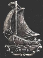 Sneek- zeilboot speld, Verzenden, Nieuw, Stad of Land, Speldje of Pin