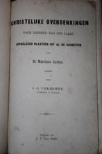 Luther - Christelijke overdenkingen voor iederen dag (1864), Ophalen of Verzenden, Gelezen, Christendom | Protestants
