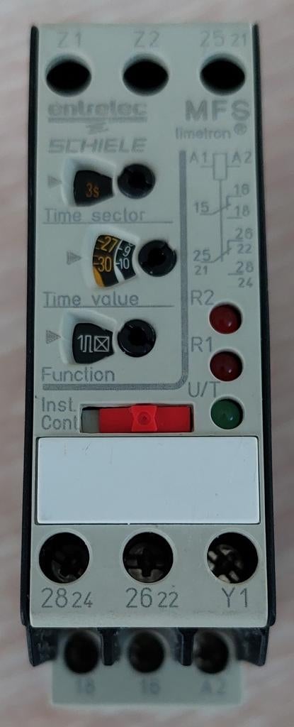 Schiele tijdrelais MFS, Hobby en Vrije tijd, Elektronica-componenten, Zo goed als nieuw, Ophalen of Verzenden