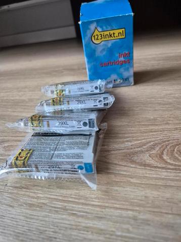 123inkt Cartridge 3x zwart / 1x cyaan Nieuw beschikbaar voor biedingen