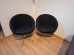 Twee zwarte Ikea Skruvsta bureaustoelen, Huis en Inrichting, Ophalen, Twee, Zwart, Zo goed als nieuw