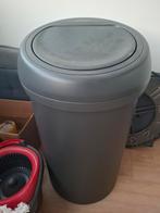 Brabantia Touch Bin 60L - Mat Zwart, Gebruikt, Met pedaal, 50 tot 75 cm, 40 liter of meer