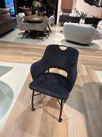 Showmodel Antraciet Velours Eetkamerstoel, Huis en Inrichting, Stoelen, Ophalen, Nieuw, Eén, Stof