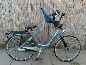 Gazelle Bloom Moederfiets met Yepp voorzitje beschikbaar voor biedingen