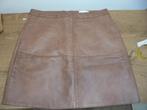 Cotton Club prachtig leder look rokje S bruin, Bruin, Ophalen of Verzenden, Zo goed als nieuw, Maat 36 (S)