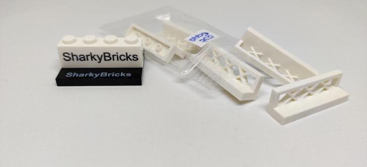 Lego Hekjes laag 1x4x1 Wit per 5 stuks (Nieuw), Kinderen en Baby's, Speelgoed | Duplo en Lego, Nieuw, Lego, Losse stenen, Ophalen of Verzenden