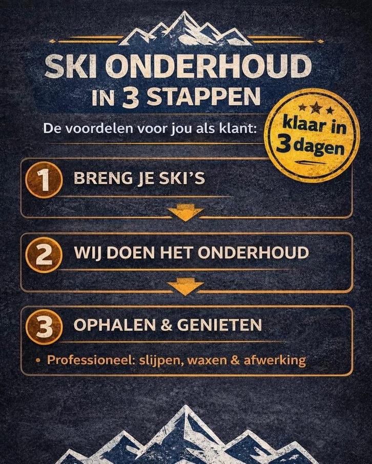 Ski & Snowboard Onderhoud Breda  Waxen & Slijpen, Sport en Fitness, Skiën en Langlaufen, Overige typen, Overige merken, Ophalen
