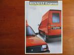 Renault Express (model 1988), Boeken, Auto's | Folders en Tijdschriften, Ophalen of Verzenden, Zo goed als nieuw, Renault