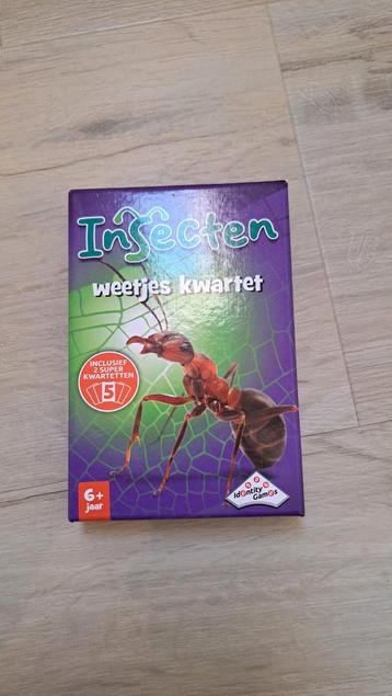 Insectenweetjes Kwartet - Compleet & Origineel beschikbaar voor biedingen