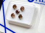 ALGT Fancy Brown Diamanten 0.90ct (5x) Gecertificeerd, Sieraden, Tassen en Uiterlijk, Edelstenen, Ophalen of Verzenden, Nieuw