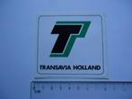 sticker oud Transavia Holland vliegtuig reizen retro logo, Verzenden, Zo goed als nieuw, Bedrijf of Vereniging