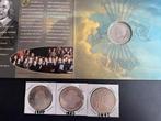 Beatrix  1998 in blitser FDC 1988-1990-1995- Prachtig, Postzegels en Munten, Munten | Nederland, Setje, Koningin Beatrix, Zilver