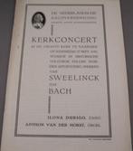 Programmaboekje Groote Kerk Naarden 1933 Kerkconcert, Ophalen of Verzenden, Gelezen