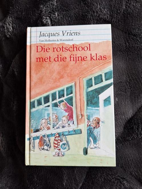 Jacques Vriens - Die rotschool met die fijne klas, Boeken, Kinderboeken | Jeugd | onder 10 jaar, Zo goed als nieuw, Ophalen of Verzenden