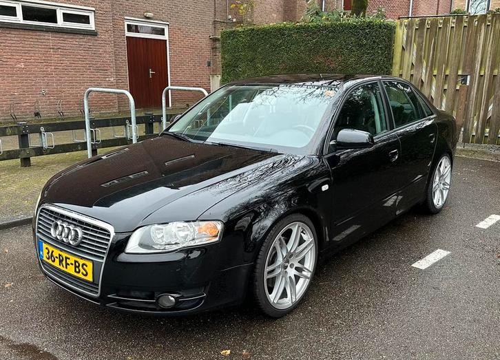 Audi A4 Limousine 1.8 Turbo NAP Zwart, Auto's, Audi, Particulier, A4, ABS, Airbags, Airconditioning, Alarm, Android Auto, Apple Carplay
