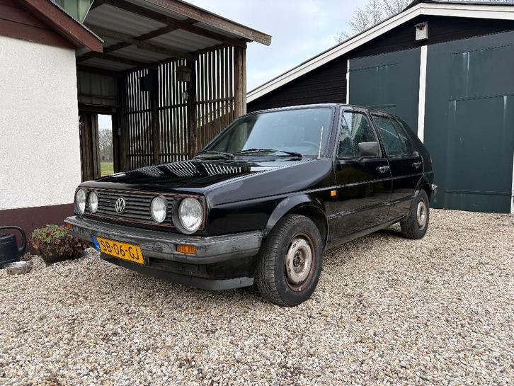 Volkswagen Golf 1.3 40KW K6 1987 Zwart, Auto's, Volkswagen, Particulier, Golf, Benzine, Hatchback, Handgeschakeld, Origineel Nederlands