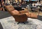 Relaxfauteuil elektrisch Rome Lederstof Cognac E-2271