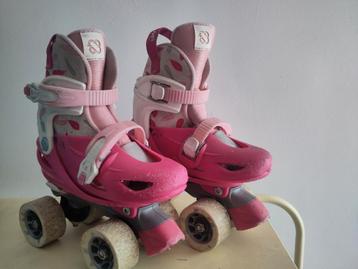 Rolschaatsen roze Nijdam maat 29-32 beschikbaar voor biedingen