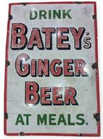 emaille reclamebord Batey's, Ophalen, Gebruikt, Reclamebord