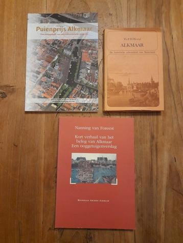 3 boeken over Alkmaar beschikbaar voor biedingen