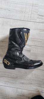 Sidi motorlaarzen leer zwart 44 -46, Motoren, Kleding | Motorkleding, Laarzen, Tweedehands