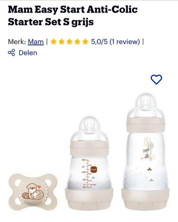 MAM starterset nieuw MAM easy starterset..zuigfles..babyfles