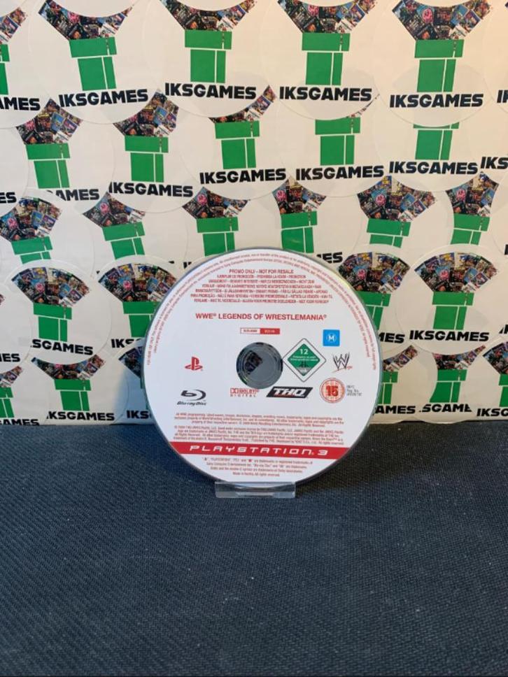 WWE Legends of Wrestlemania Promo Disc - PS3 - Iksgames, Spelcomputers en Games, Games | Sony PlayStation 3, Zo goed als nieuw