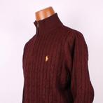 Ralph Lauren 1/4 Zip Trui Kabel Rood maat XL heren, Ralph Lauren, Maat 56/58 (XL), Ophalen of Verzenden, Zo goed als nieuw