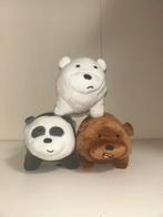 We Bare Bears Speelgoed Plushie/Plush/Knuffel Set (3 stuks), Ophalen of Verzenden, Nieuw, Beer